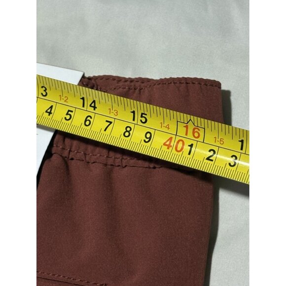 Goodfellow & Co. Men's Size Small Woven Tech Pull On Jogger Shorts Rust - Picture 7 of 8